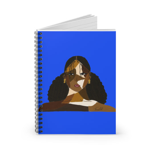 Black Comes in Many Shades Notebook- Royal Blue